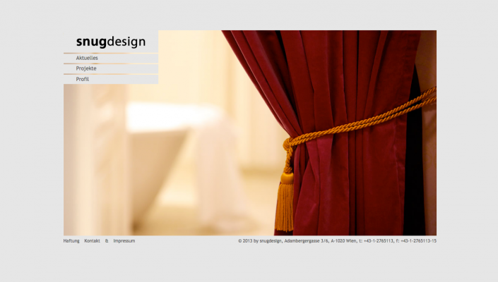 Snugdesign Website