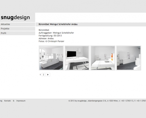 Snugdesign Website