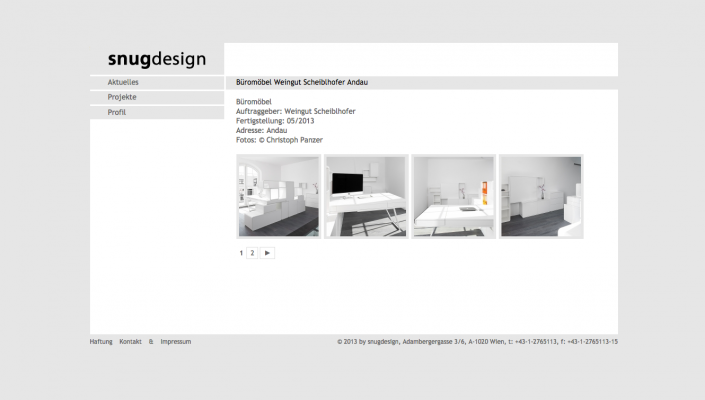 Snugdesign Website