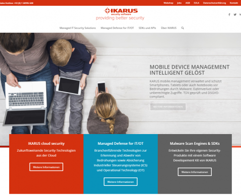 IKARUS Website